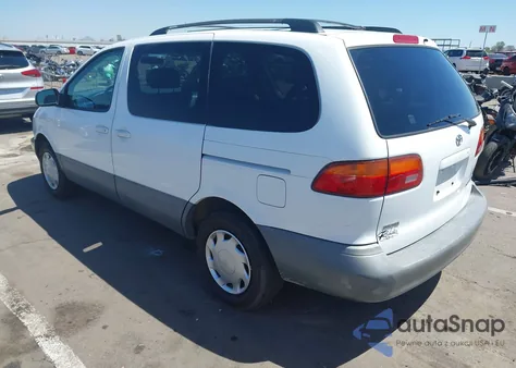1999 Toyota Sienna Le z USA, uszkodzony, nr VIN 4T3ZF13CXXU140922
